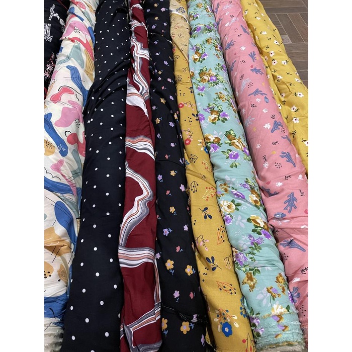 ..... Kain Rayon Kiloan Termurah