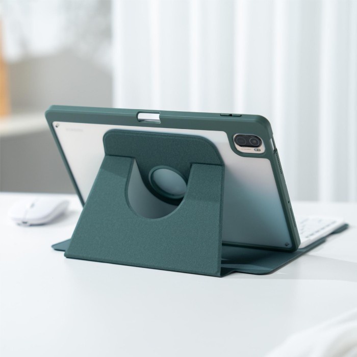 Terbaru Xiaomi Redmi Pad 2022 Tab Tablet 10.6 10.61 Inch ( Rotary Case + Keyboard ) Wireless