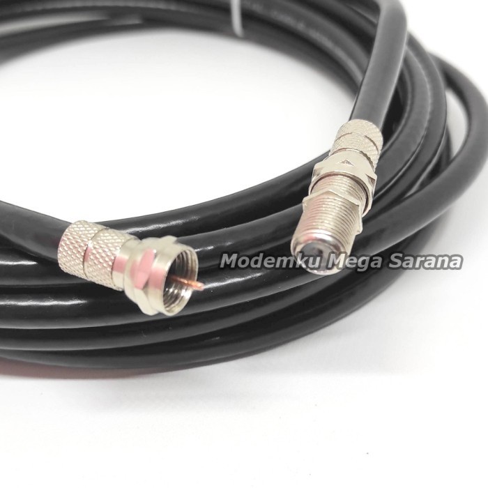 JTTOP" KABEL SAMBUNGAN ANTENA TV KONEKTOR F MALE TO FEMALE EXTENSION DIGITAL
