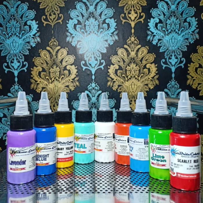 ..... Starbrite. Tinta Tattoo. Original Usa.Tattoo Ink.Tinta Tato.Tato Ink