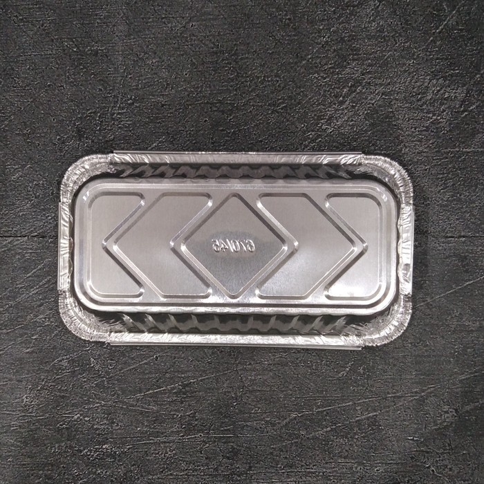 Tray Alumunium Foil 670/45 per 10 pcs Cetakan Kue Alumunium Foil 10x20