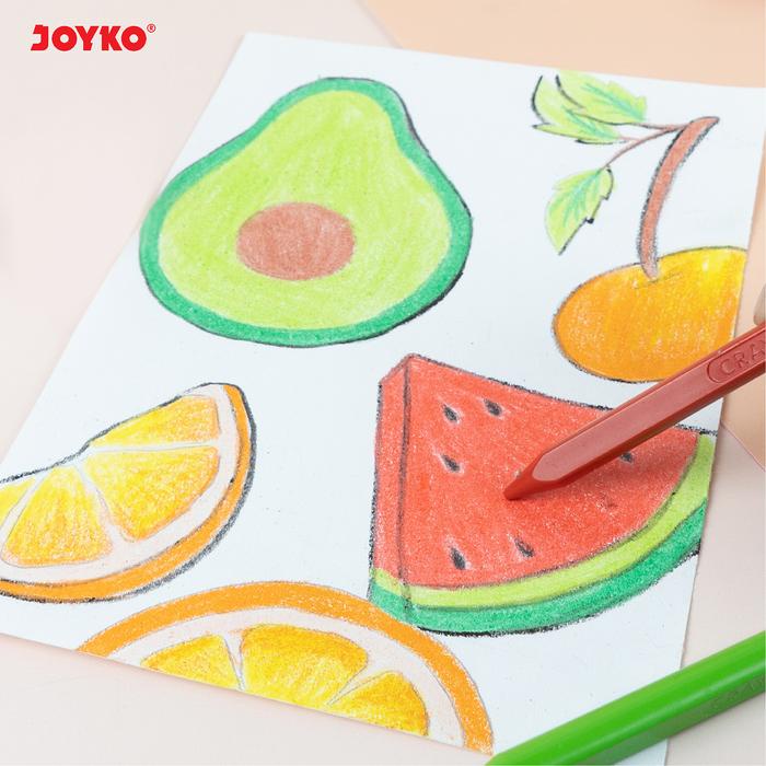 

Terlaris Krayon Bersih Dapat Dihapus Clean Crayon Erasable Joyko