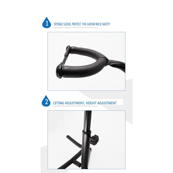 STAND GITAR LONG NECK GITAR AKUSTIK KLASIK