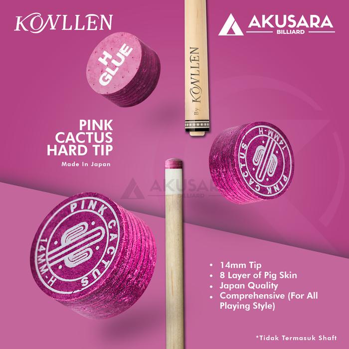 Good Quality Tip Billiard Pink Cactus Konllen Cue Tip Billiard