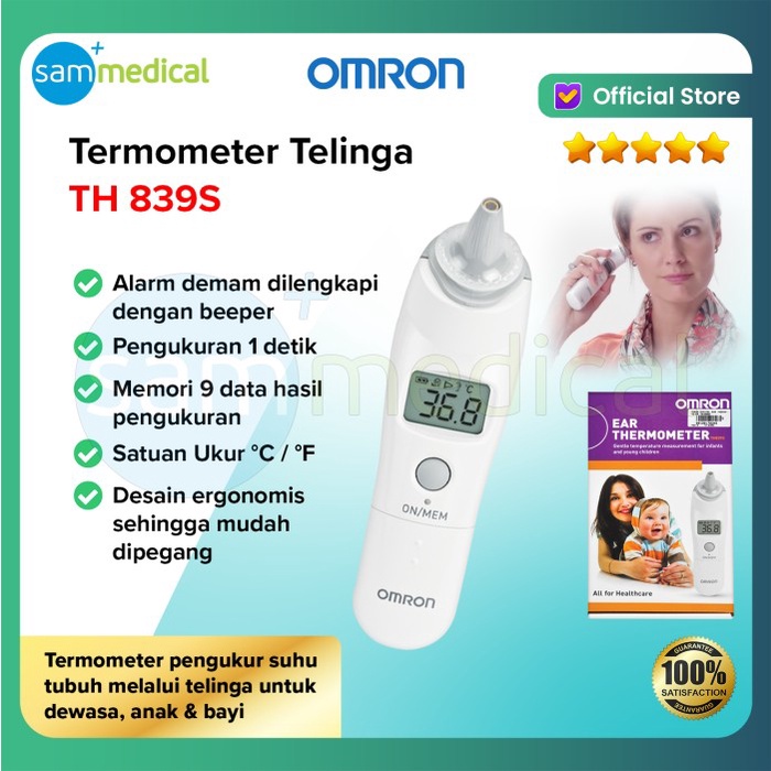 Ready OMRON Termometer Telinga Digital TH839S