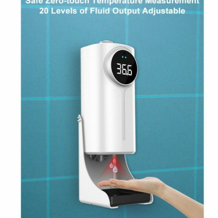 Ready Thermometer K9pro Dual / K9 Pro Dual 2 in 1 + handsanitizer + tripod