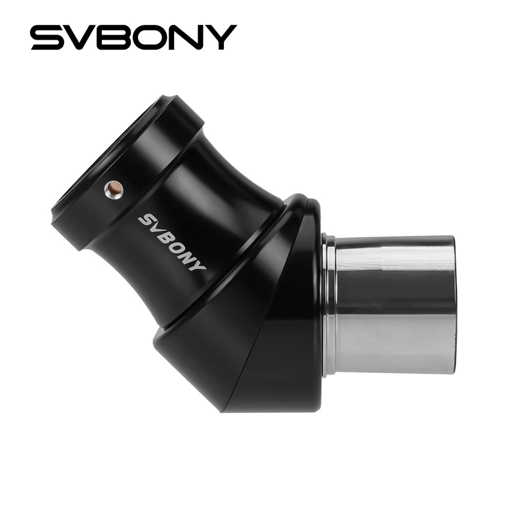 SVBONY SV222 1.25-inch 45/90 Degree Correct Image Prism Diagonal Fully Multi-Coated Metal for Refrac
