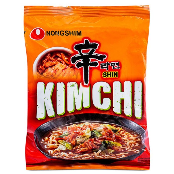 

Sale Terbatas Nongshim Gourmet Spicy Kimchi Noodles / Mie Kimchi Korea Pedas 120 Gr Aman