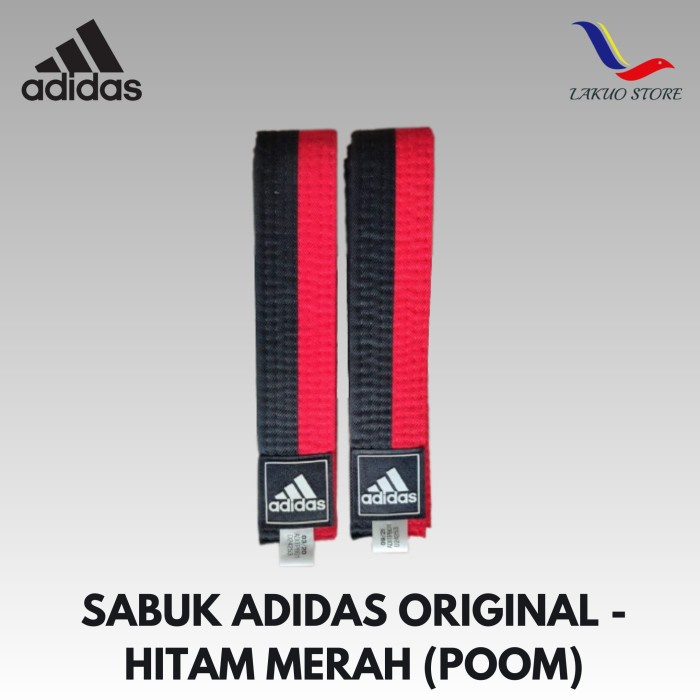 SABUK HITAM ADIDAS ORIGINAL / SABUK HITAM TAEKWONDO