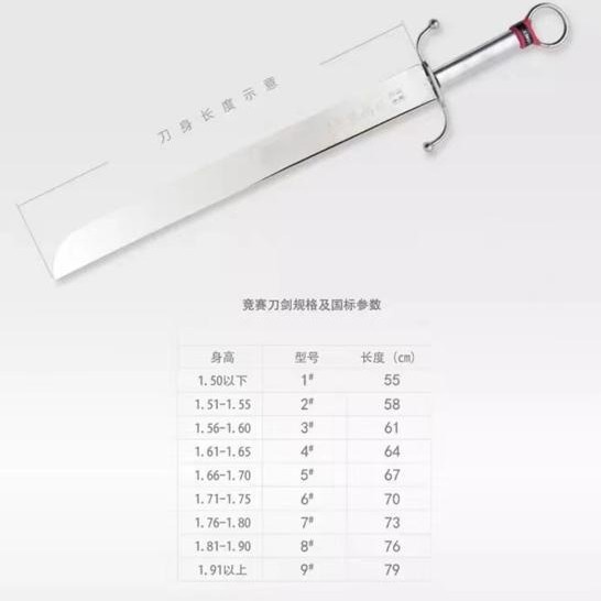 senjata wushu Nan Dao tulang