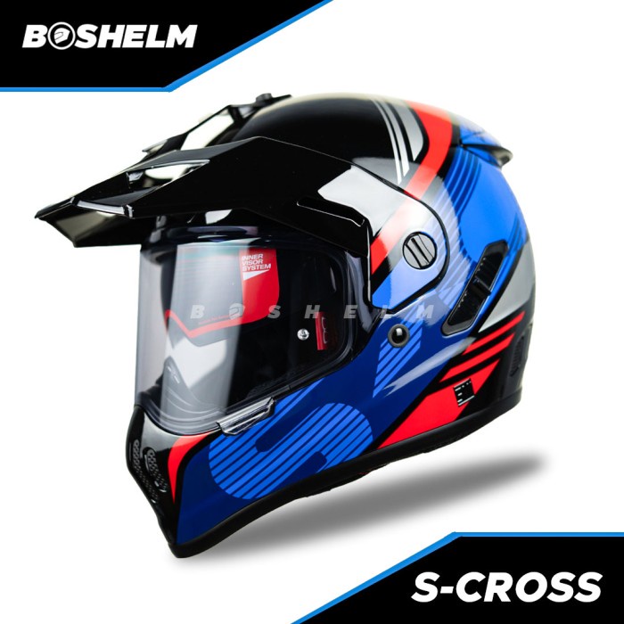 Terbaru Helm Njs S-Cross Venturo Helm Full Face Sni