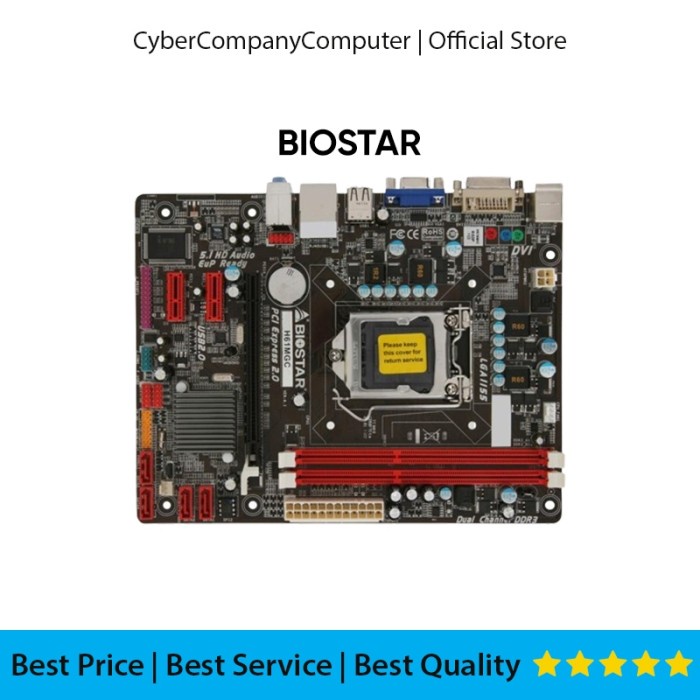 Stok Terbatas Paket Mobo I5 - Motherboard H61 Ecs Lga 1155 Processor Intel Core I5-3470 Ram Ddr 3