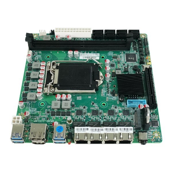 Mantab Mainboard Server Bkhd Nas 1151Np C236 Intel Lga1151 4 Port 2.5G Lan I226V 8 Port Sata Mini