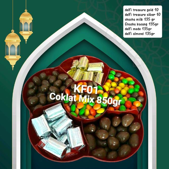 

BARANG TERLARIS HAMPERS coklat delfix mix bunga