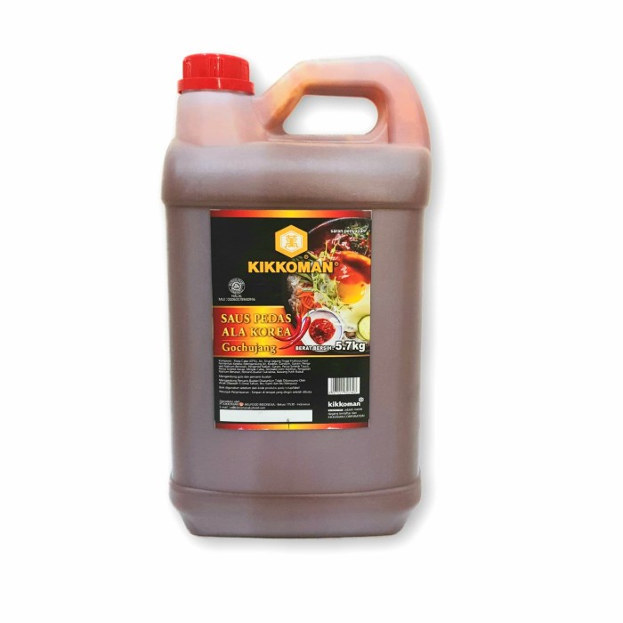 

BARANG TERLARIS Kikkoman Gochujang HALAL Jerigen 5L