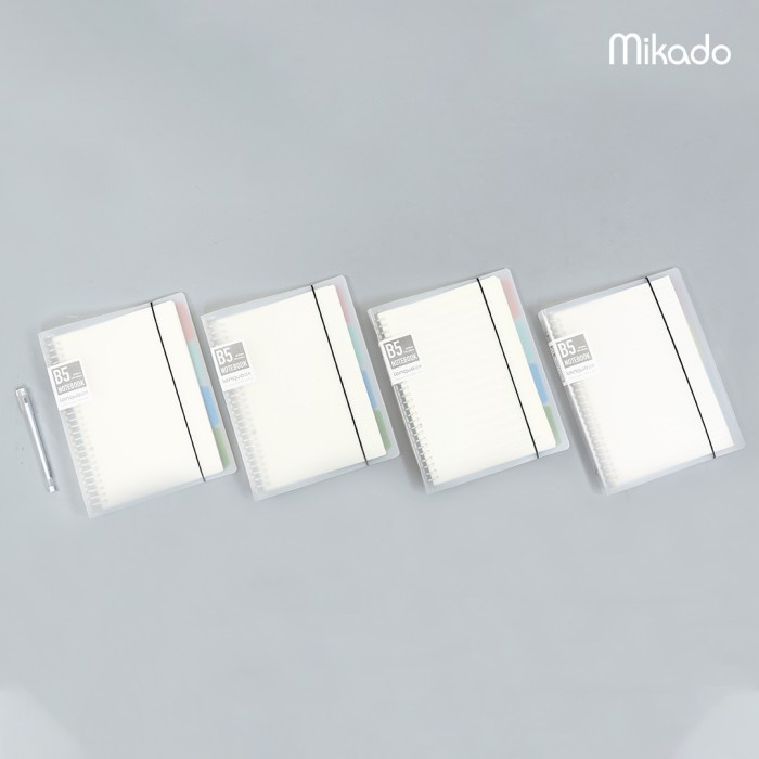 

BARANG TERLARIS LANGUO Loose Leaf Binder B5-A5 ( Grid, Ruled, Plain ) / Binder