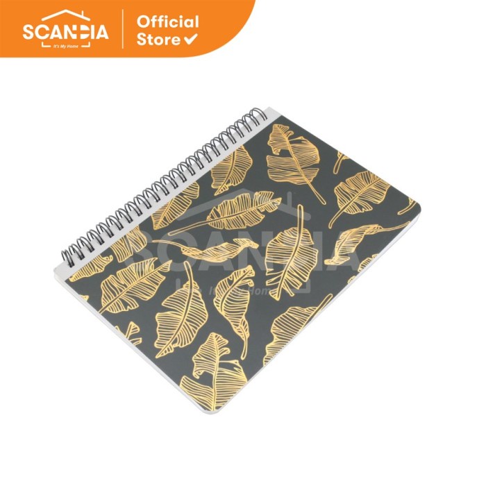 

BARANG TERLARIS SCANDIA Buku Catatan Notebook Spiral Floral A5 (SP0410)