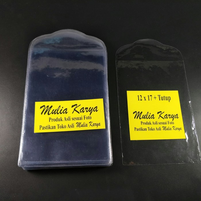 

BARANG TERLARIS Kantong Mika SPP Bening 12 x 17 plus penutup Standar