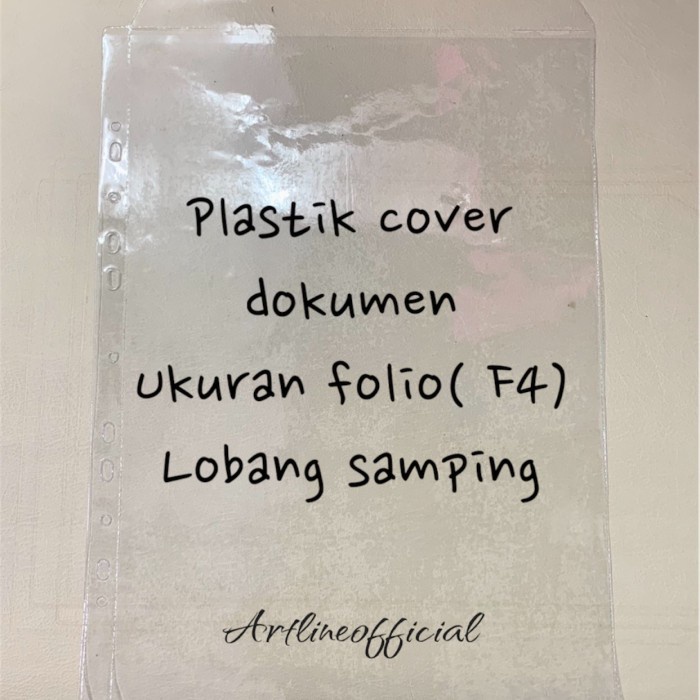 

BARANG TERLARIS Plastik cover dokumen ukuran Folio (F4) ketebalan 0,10 micron isi 100 pcsplastik