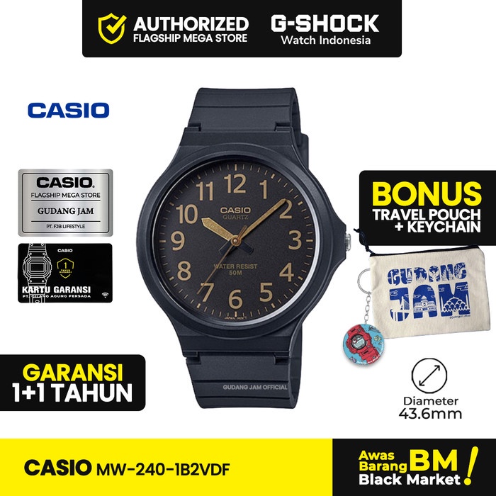 Ready Casio General MW-240-1B2VDF MW-240-1B MW-240 MW240 MW 240 Watches
