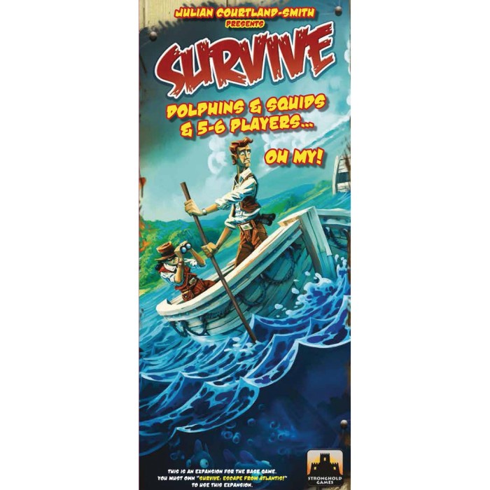 Survive escape from atlantis Dolphin Squids 5-6 players Expansion