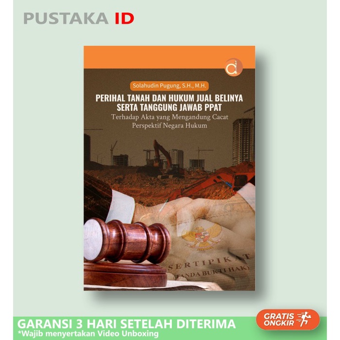 

SALE !!! BUKU PERIHAL TANAH DAN HUKUM JUAL BELINYA SERTA TANGGUNG JAWAB PPAT READYY