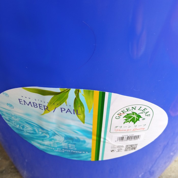 New EMBER PLASTIK GREENLEAF 0100 ( 100 liter), ember besar Berkualitas