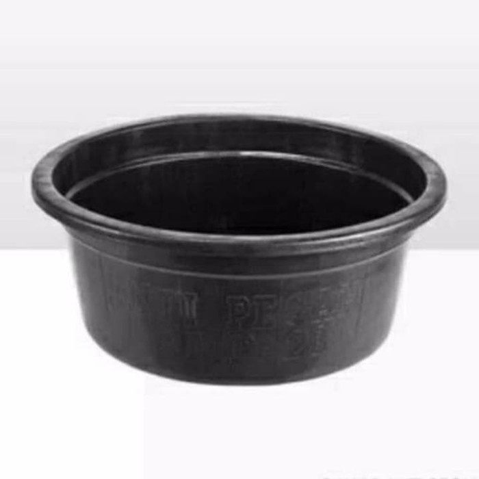 New Bak hitam karet 24/Ember Besar Anti Pecah/Baskom Besar karet Berkualitas