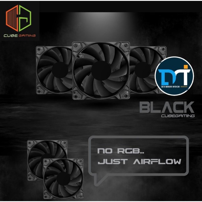 Ready Cube Gaming HIGH SPEED FAN - 120mm High Flow Fan 4000RPM