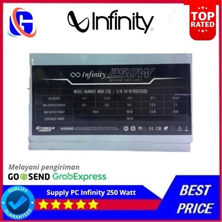 Ready PSU Power Supply PC Infinity 250 Watt