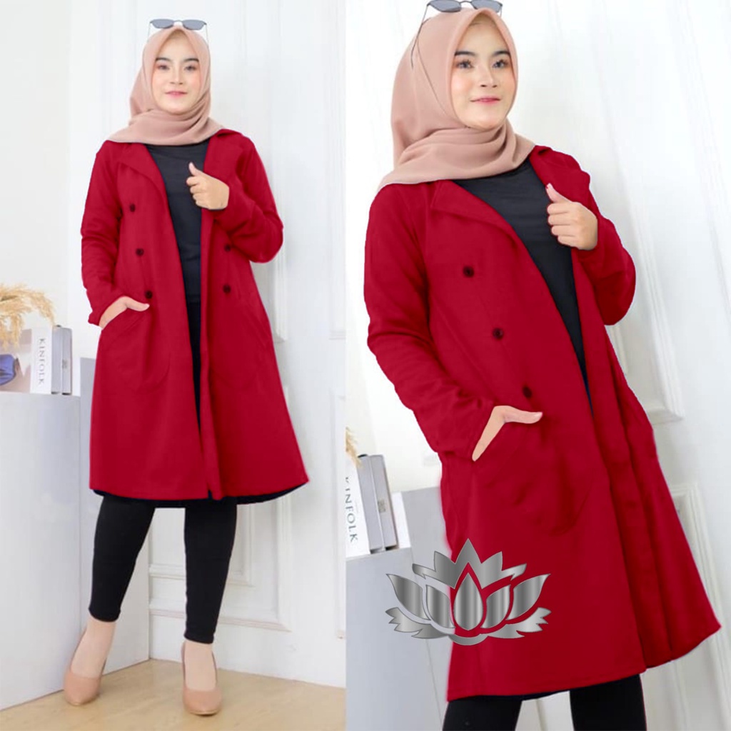 BO - CARDY CLEVA / CARDINGAN WANITA/ FASHION WANITA / CARDY BABYTERRY / OPEN COD -JaminanMutu