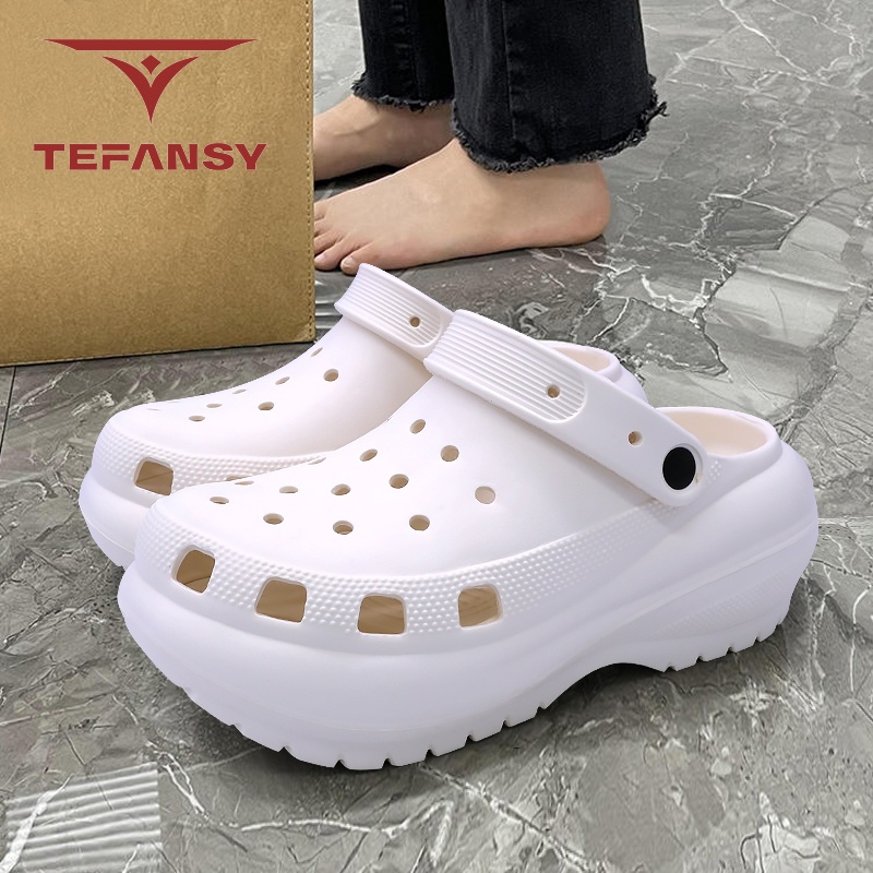 DISKON TEFANSY SANDAL BAIM WANITA KOREA SANDAL KODOK WANITA KEKINIAN SANDAL JELLY WANITA SELOP