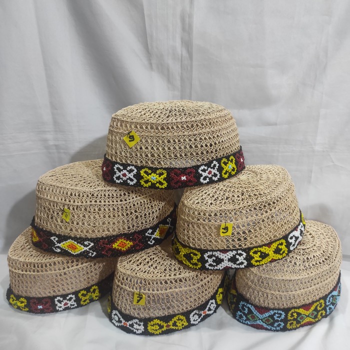 PREMIUM Songko kopiah peci rotan manik 2