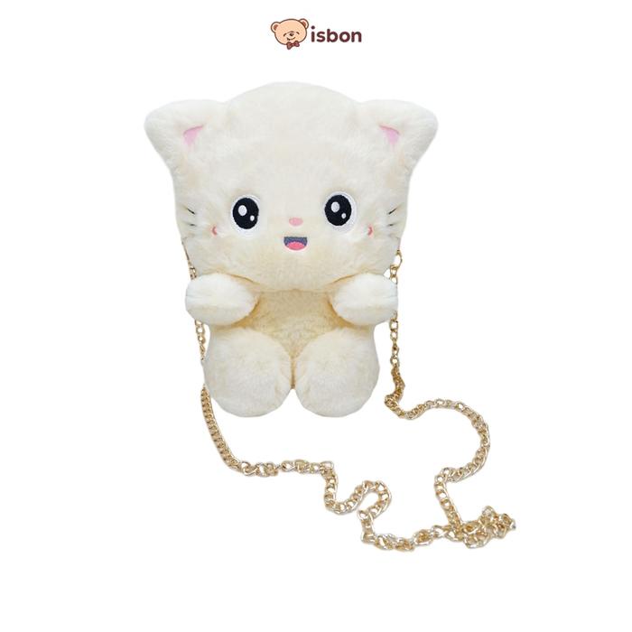 PREMIUM Boneka Tas Sling Bag Mono & Bunny Karakter Kucing Kelinci Lucu Bahan Premium Tas Selempang