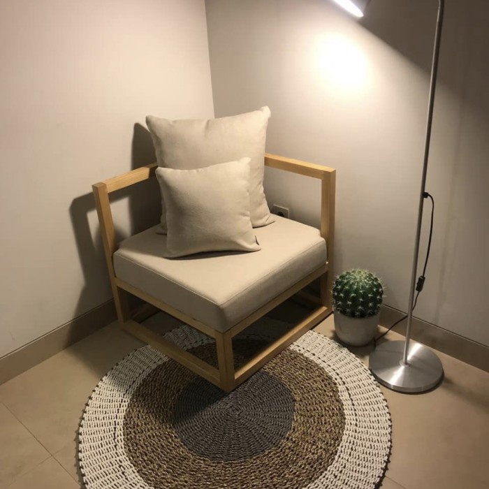 PREMIUM Karpet Rotan Rug Seagrass Bulat Diameter 80cm