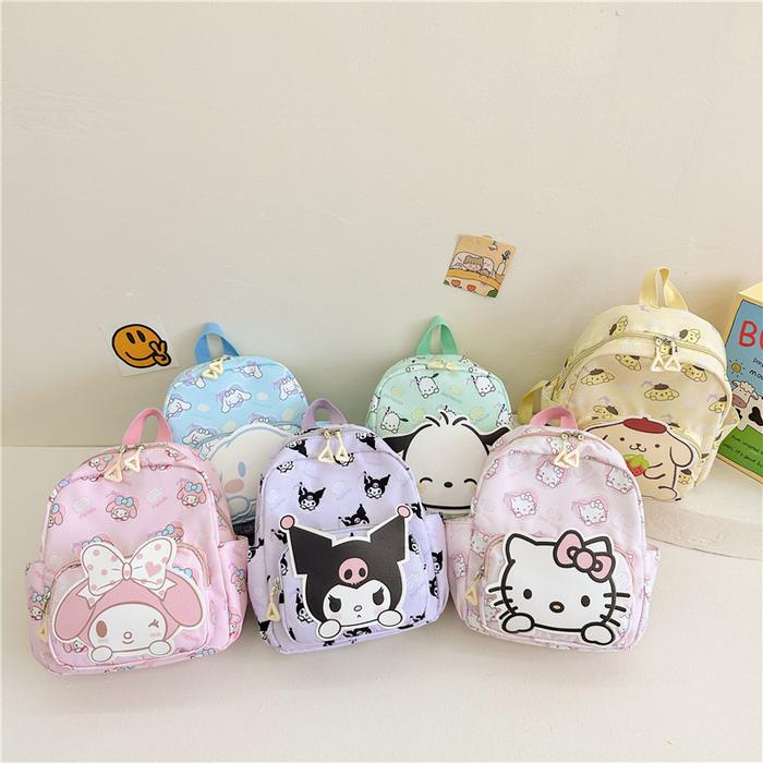 PREMIUM Cartmax - Tas Karakter Anak Sanrio Tas Ransel Anak Fashion Tas Santai Tas Jalan-jalan Tas