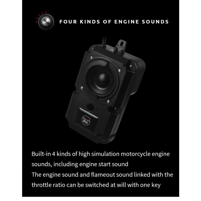 Best seller Engine Sound Exhaust for EV Suara Knalpot Motor listrik Terlaris