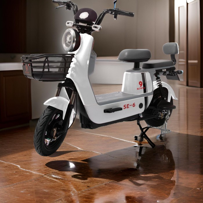 Best seller E NINE SEPEDA MOTOR LISTRIK SE 6 SELIS DEWASA DAN ANAK Terlaris
