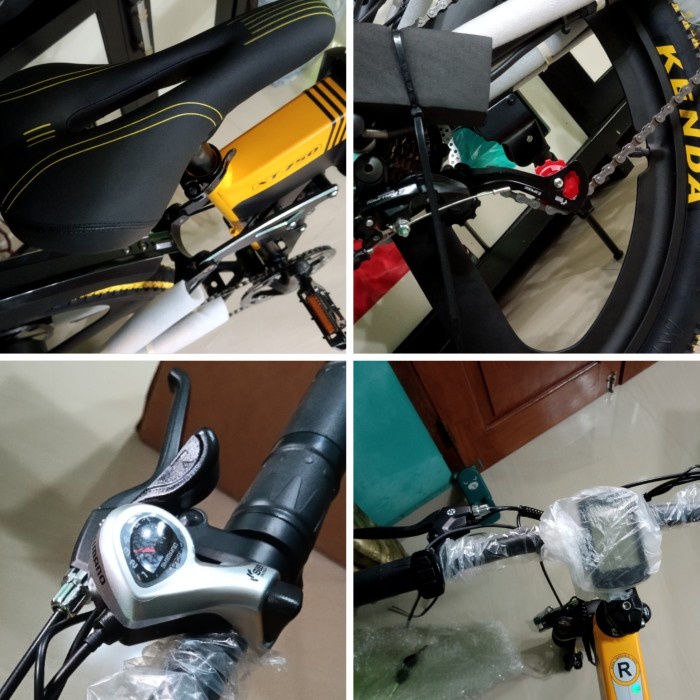 Best seller Sepeda listrik 400watt Lankeleisi MTB lipat speda Terlaris