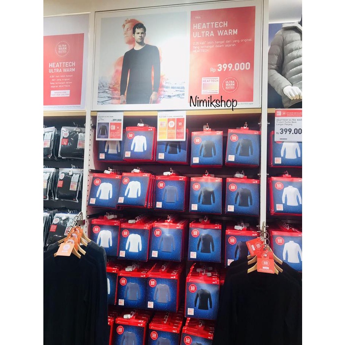 (Original) Uniqlo HEATTECH Ultra Warm .. baju Longjhon uniqlo long Jon