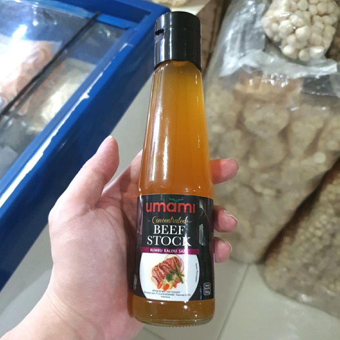 

Sale Terbatas Umami Beef Stock / Bumbu Kaldu Sapi Cair Aman