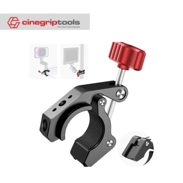 SUPER CLAMP - C CLAMP HOLDER WITH 1/4 HOLE