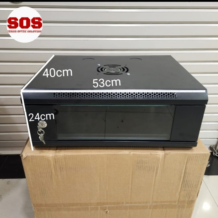 wallmount rack 4U, Rak server 4U