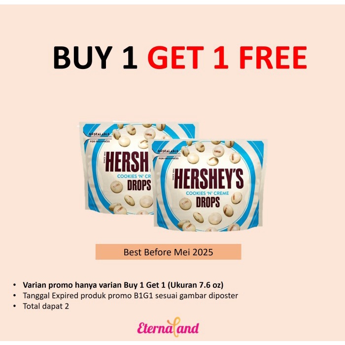 

hersheys drop cookies n creme
