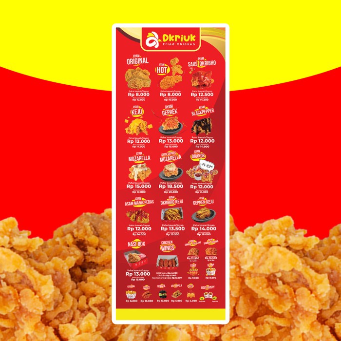 TERBARU X Banner Dkriuk - 60 x 160 cm + Kaki