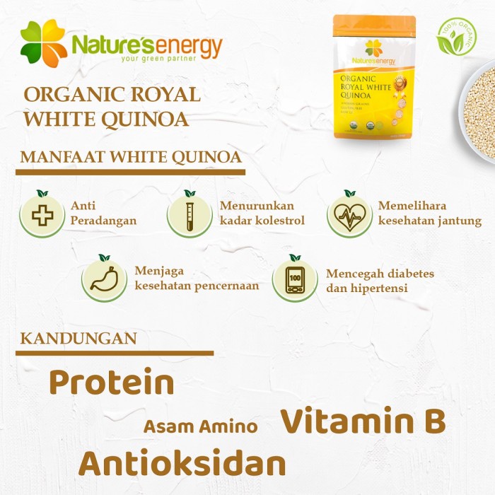 

Organic Quinoa White 1 kg