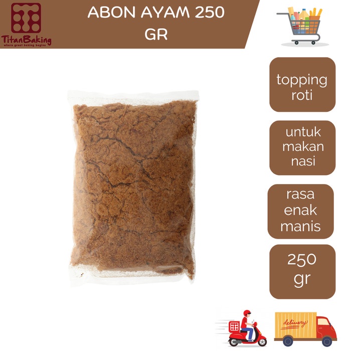 

Abon ayam asli 250 gr