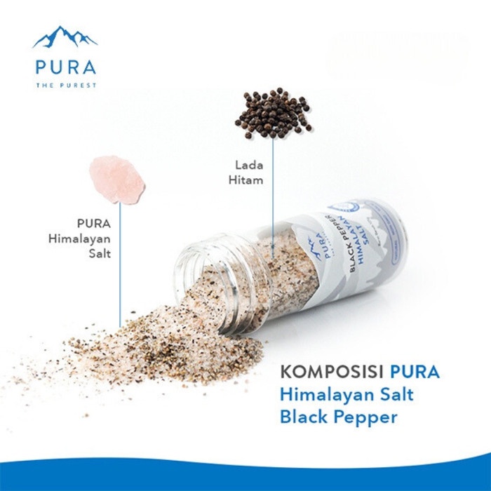 

Promo Terbatas Pura Himalayan Salt Pepper (125Gr) - Garam Himalaya - Garam Organik - Garam Sehat