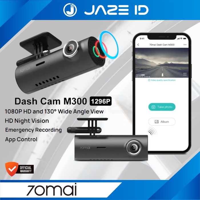 Terbaik 70Mai Smart Wifi Dash Cam M300 1296P Car Dvr Mobil Gps Kamera Camera