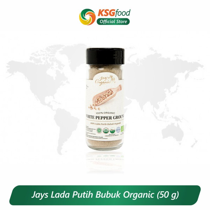 

Sale Terbatas Jay'S White Pepper Ground Organic Aman